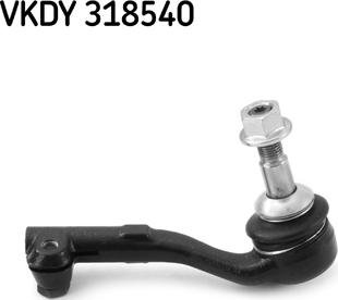 SKF VKDY 318540 - Наконечник рульової тяги, кульовий шарнір autocars.com.ua