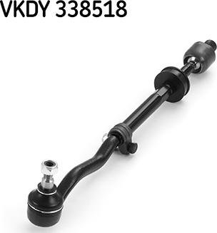 SKF VKDY 338518 - Поперечная рулевая тяга avtokuzovplus.com.ua