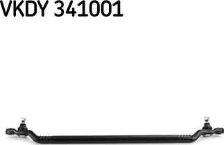 SKF VKDY 341001 - Поздовжня рульова тяга autocars.com.ua
