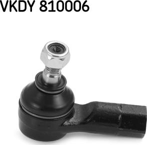 SKF VKDY 810006 - Наконечник рулевой тяги, шарнир autodnr.net