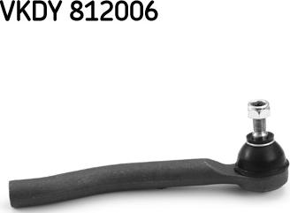 SKF VKDY 812006 - Наконечник рулевой тяги, шарнир autodnr.net