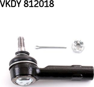 SKF VKDY 812018 - Наконечник рулевой тяги, шарнир autodnr.net