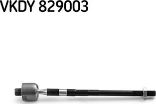 SKF VKDY 829003 - Осьовий шарнір, рульова тяга autocars.com.ua