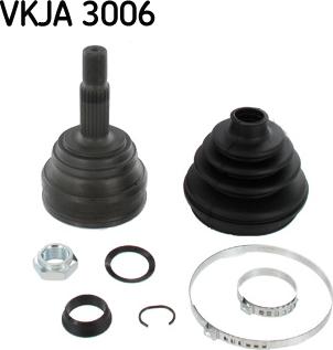 SKF VKJA 3006 - Шарнирный комплект, ШРУС, приводной вал autodnr.net