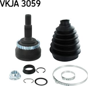 SKF VKJA 3059 - Шарнирный комплект, ШРУС, приводной вал autodnr.net