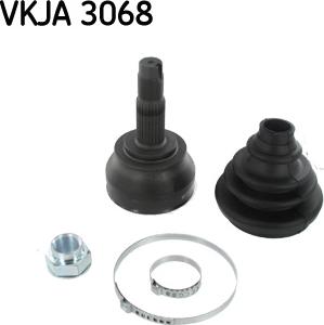 SKF VKJA 3068 - Шарнирный комплект, ШРУС, приводной вал autodnr.net