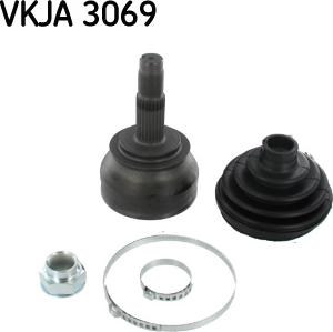 SKF VKJA 3069 - Шарнирный комплект, ШРУС, приводной вал avtokuzovplus.com.ua