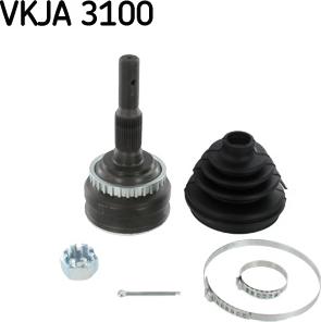 SKF VKJA 3100 - Шарнирный комплект, ШРУС, приводной вал autodnr.net