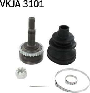SKF VKJA 3101 - Шарнирный комплект, ШРУС, приводной вал avtokuzovplus.com.ua