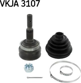SKF VKJA 3107 - Шарнирный комплект, ШРУС, приводной вал autodnr.net