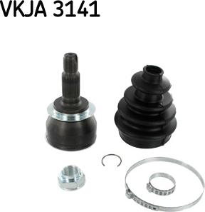 SKF VKJA 3141 - Шарнирный комплект, ШРУС, приводной вал autodnr.net