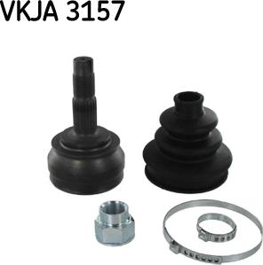 SKF VKJA 3157 - Шарнірний комплект, ШРУС, приводний вал autocars.com.ua