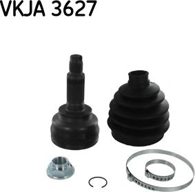 SKF VKJA 3627 - Шарнірний комплект, ШРУС, приводний вал autocars.com.ua