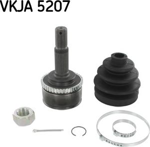 SKF VKJA 5207 - Шарнирный комплект, ШРУС, приводной вал autodnr.net