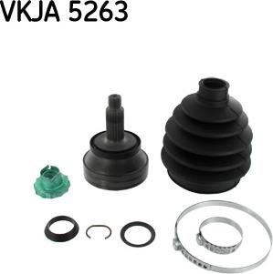 SKF VKJA 5263 - Шарнирный комплект, ШРУС, приводной вал autodnr.net