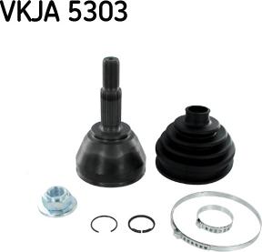 SKF VKJA 5303 - Шарнирный комплект, ШРУС, приводной вал autodnr.net