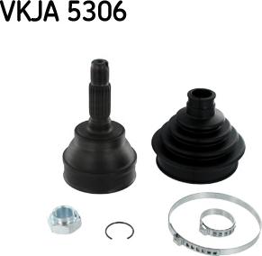 SKF VKJA 5306 - Шарнирный комплект, ШРУС, приводной вал avtokuzovplus.com.ua