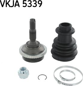 SKF VKJA 5339 - Шарнирный комплект, ШРУС, приводной вал autodnr.net