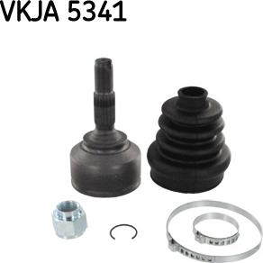 SKF VKJA 5341 - Шарнирный комплект, ШРУС, приводной вал autodnr.net