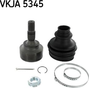 SKF VKJA 5345 - Шарнирный комплект, ШРУС, приводной вал avtokuzovplus.com.ua