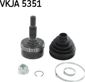 SKF VKJA 5351 - Шарнирный комплект, ШРУС, приводной вал autodnr.net