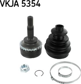SKF VKJA 5354 - Шарнірний комплект, ШРУС, приводний вал autocars.com.ua