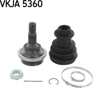 SKF VKJA 5360 - Шарнірний комплект, ШРУС, приводний вал autocars.com.ua