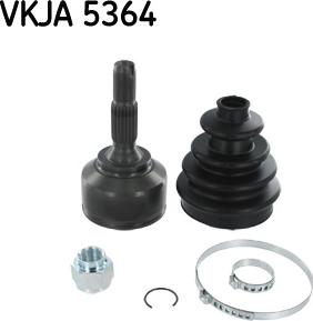 SKF VKJA 5364 - Шарнирный комплект, ШРУС, приводной вал avtokuzovplus.com.ua