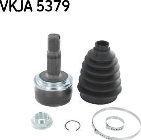 SKF VKJA 5379 - Шарнірний комплект, ШРУС, приводний вал autocars.com.ua