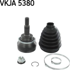 SKF VKJA 5380 - Шарнирный комплект, ШРУС, приводной вал avtokuzovplus.com.ua