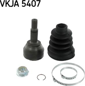 SKF VKJA 5407 - Шарнірний комплект, ШРУС, приводний вал autocars.com.ua