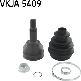 SKF VKJA 5409 - Шарнирный комплект, ШРУС, приводной вал avtokuzovplus.com.ua