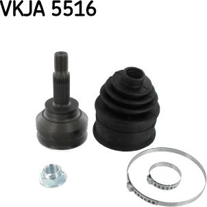 SKF VKJA 5516 - Шарнирный комплект, ШРУС, приводной вал avtokuzovplus.com.ua