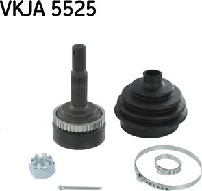 SKF VKJA 5525 - Шарнірний комплект, ШРУС, приводний вал autocars.com.ua