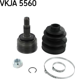 SKF VKJA 5560 - Шарнирный комплект, ШРУС, приводной вал autodnr.net