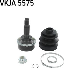 SKF VKJA 5575 - Шарнірний комплект, ШРУС, приводний вал autocars.com.ua