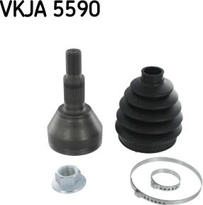 SKF VKJA 5590 - Шарнірний комплект, ШРУС, приводний вал autocars.com.ua