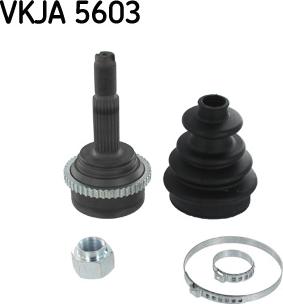 SKF VKJA 5603 - Шарнирный комплект, ШРУС, приводной вал autodnr.net
