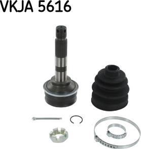 SKF VKJA 5616 - Шарнірний комплект, ШРУС, приводний вал autocars.com.ua