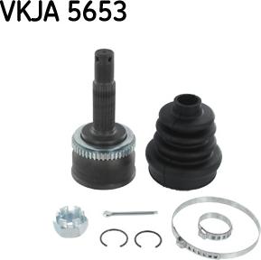 SKF VKJA 5653 - Шарнірний комплект, ШРУС, приводний вал autocars.com.ua