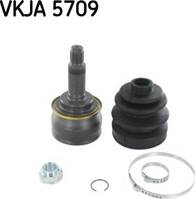 SKF VKJA 5709 - Шарнирный комплект, ШРУС, приводной вал autodnr.net