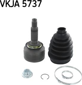 SKF VKJA 5737 - Шарнирный комплект, ШРУС, приводной вал autodnr.net