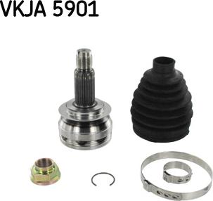 SKF VKJA 5901 - Шарнірний комплект, ШРУС, приводний вал autocars.com.ua