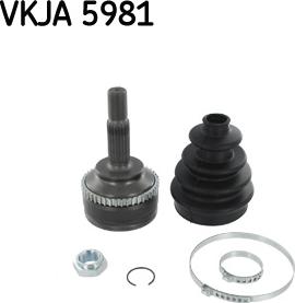 SKF VKJA 5981 - Шарнирный комплект, ШРУС, приводной вал avtokuzovplus.com.ua