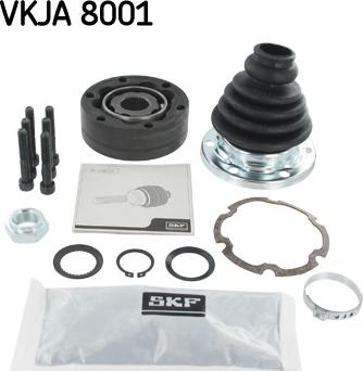 SKF VKJA 8001 - Шарнирный комплект, ШРУС, приводной вал autodnr.net