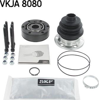 SKF VKJA 8080 - Шарнирный комплект, ШРУС, приводной вал autodnr.net