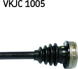 SKF VKJC 1005 - Привідний вал autocars.com.ua