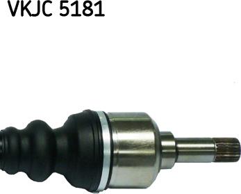 SKF VKJC 5181 - Приводний вал autocars.com.ua