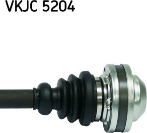 SKF VKJC 5204 - Приводний вал autocars.com.ua