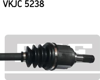 SKF VKJC 5238 - Приводний вал autocars.com.ua